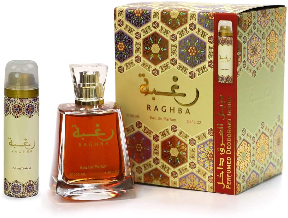 Raghba by Lattafa for Unisex - Eau de Parfum, 100ml