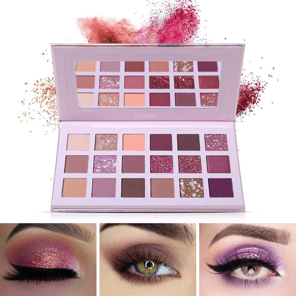 Ucanbe 2019 Ultra Chic Palette Aromas Fancy Colored Eyeshadow - 18 Color