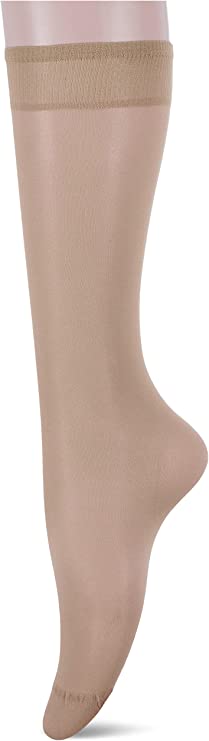 Silvy Pack Of 6 Pairs Of Silvy Knee High Stretch Socks Beige 1
