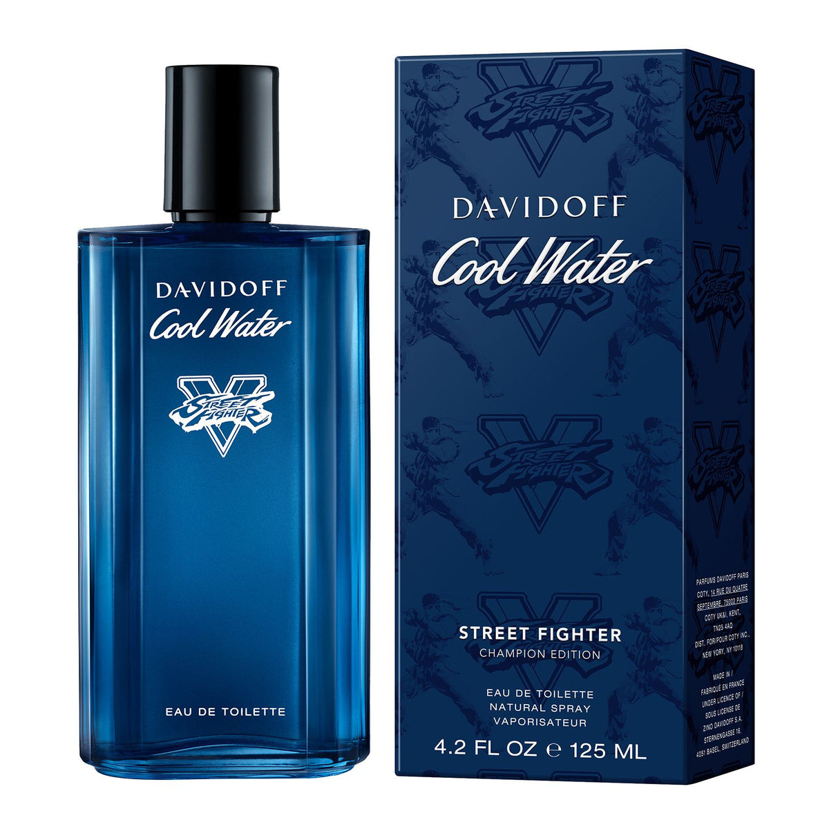 Cool water "Street Fighter" (Champion Edition) By Davidoff for Men - EDT , 125ml