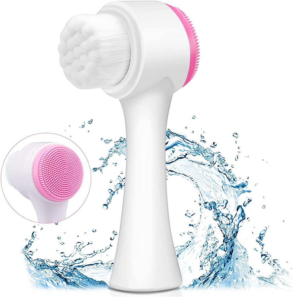 Face Care Silicon Brush For Cleaning & Face Massage (Color may vary)