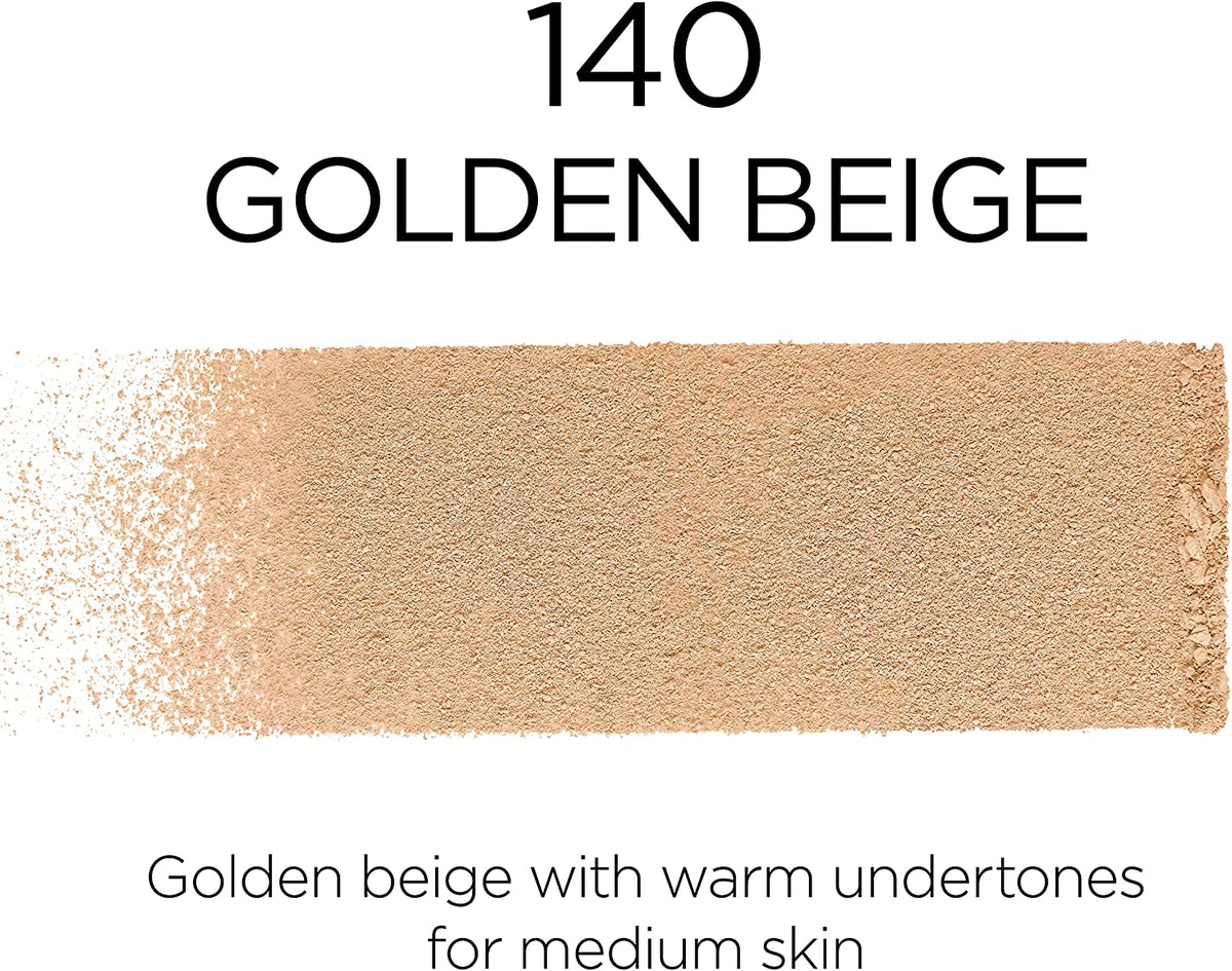 L'OREAL PARIS, Infaillible 24H Fresh Wear Foundation in a powder, 140 Golden Beige Dore Beige