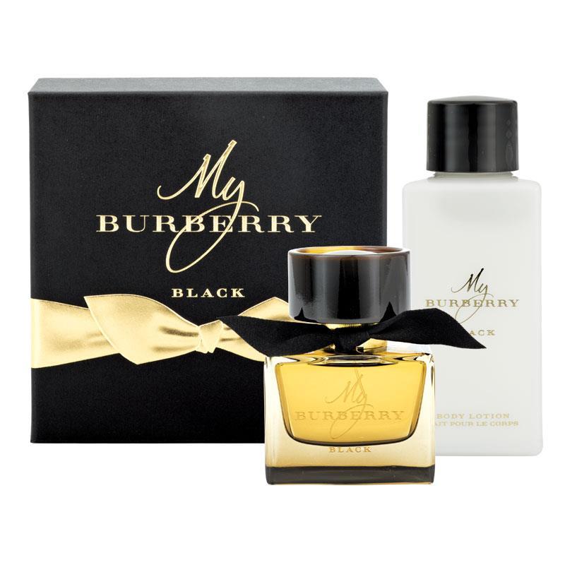 My Burberry Black for Women Gift Set ( Parfum 50ML Set with 75ML Body Lotion )