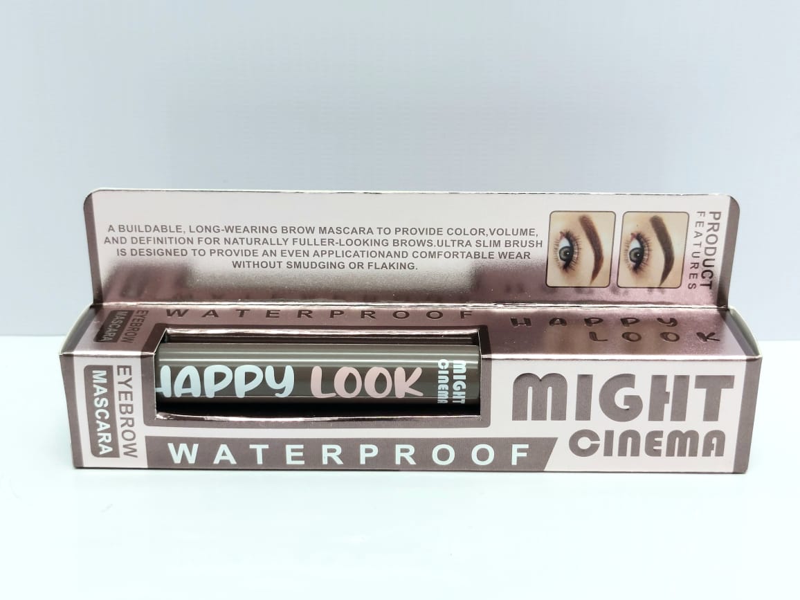 Might Cinema Eyebrow Mascara Waterproof  Happy Look - A