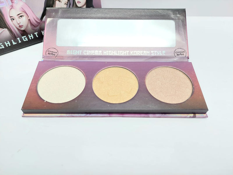 Might cinema Highlighter Palette Korean Style  - No :1106