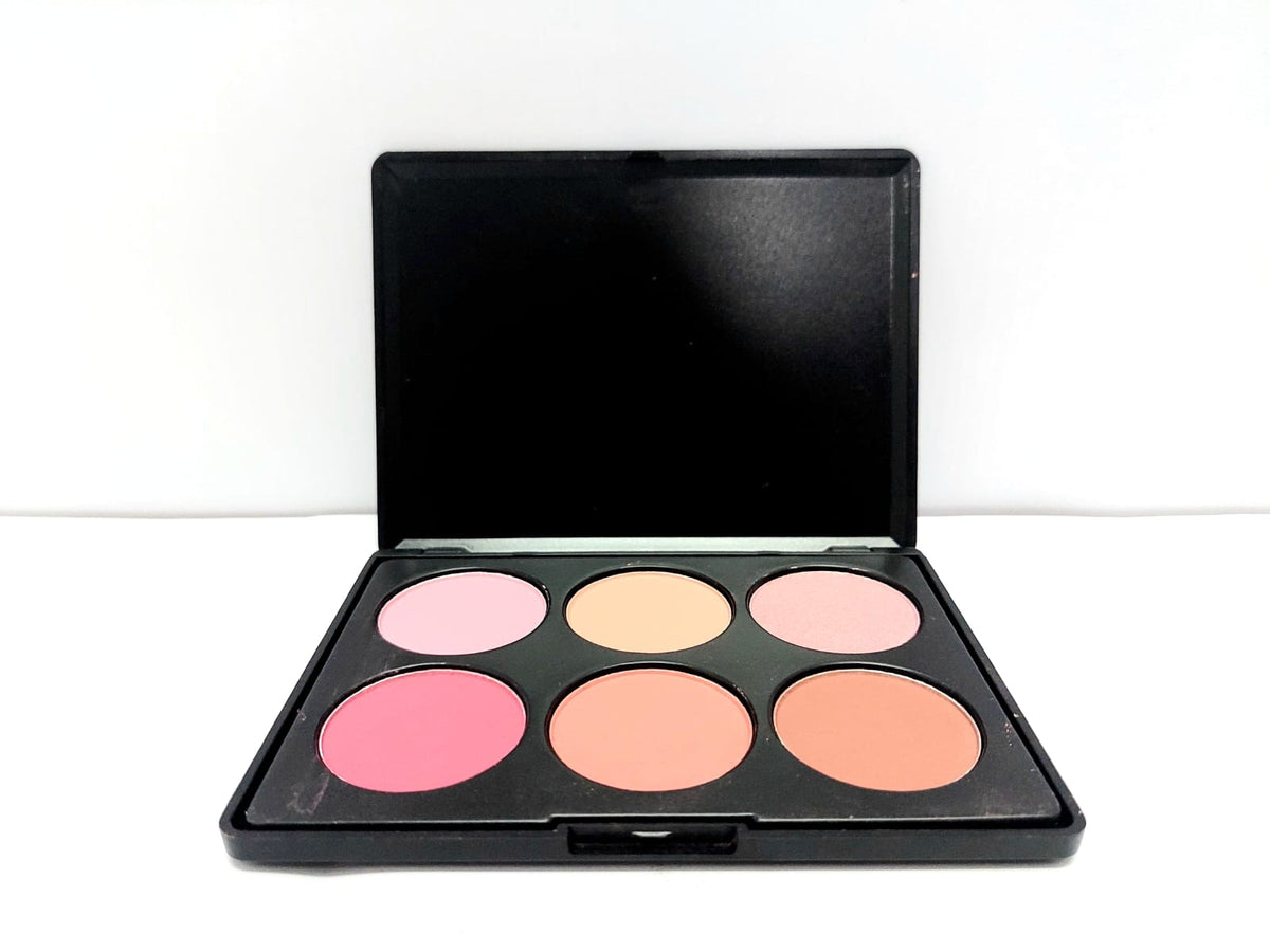 Cheek Maker Blusher Palette by Me Now- 6 Colors - B