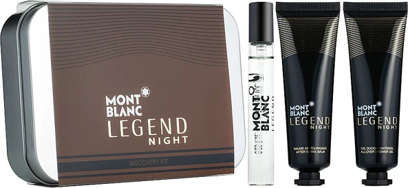 Mont Blanc Legend Night Mini Set After Shave Balm 30ml + All- Over Shower Gel 30ml
