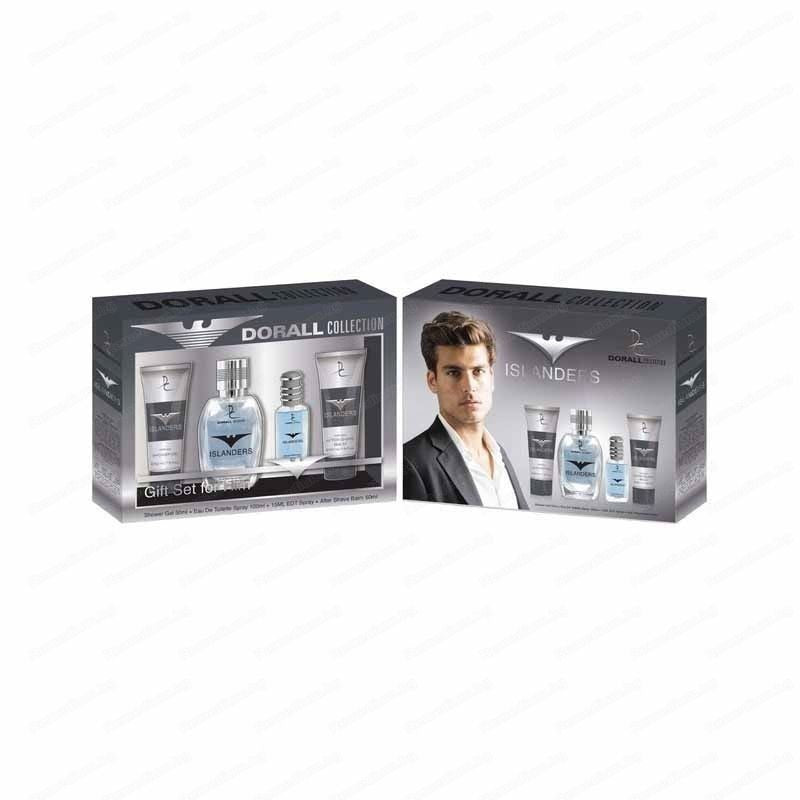 Islanders Dorall Collection set ( EDT 100 ml and 5 ml ) +( After Shave + Shower Gel 50 ml )