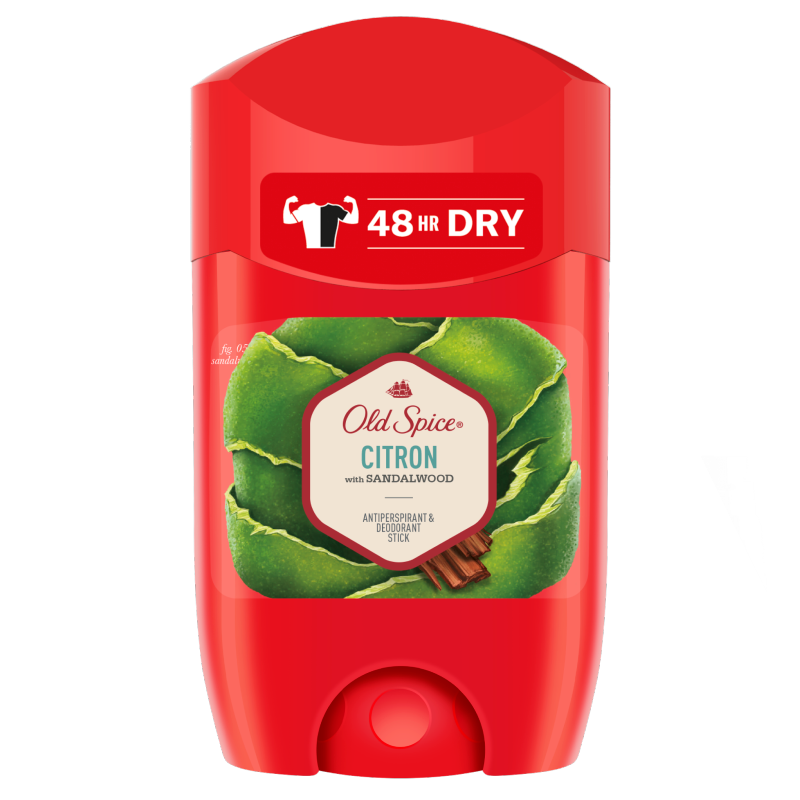 Old Spice Citron With Sandalwood Scent Deodorant Stick - For Men - 50gm