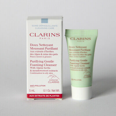 Purifying Gentle Foaming Cleanser With Alpine herbs & meadowsweet extracts For Oily Skin - 5ml