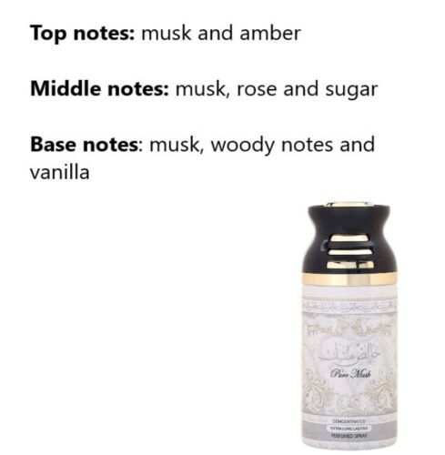 Pure Musk Perfume Spray by Lattafa For Unisex - 250ml