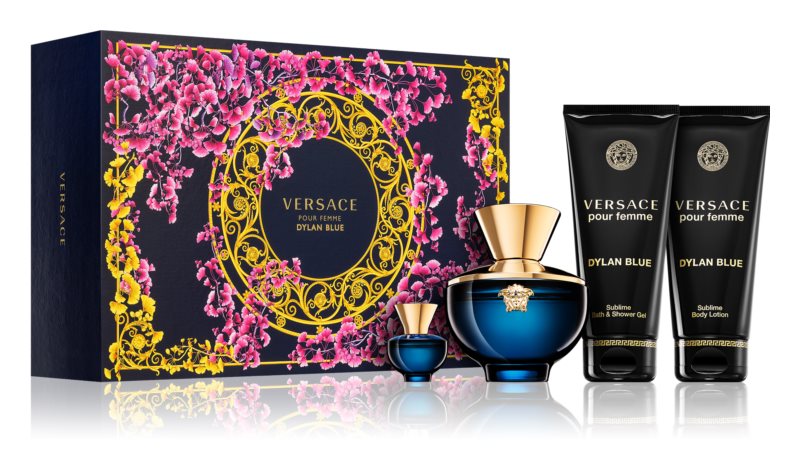 Versace Dylan Blue Pour Femme Gift Set ( EDP 100 ml +Shower Gel 100 ml–  Zacshop